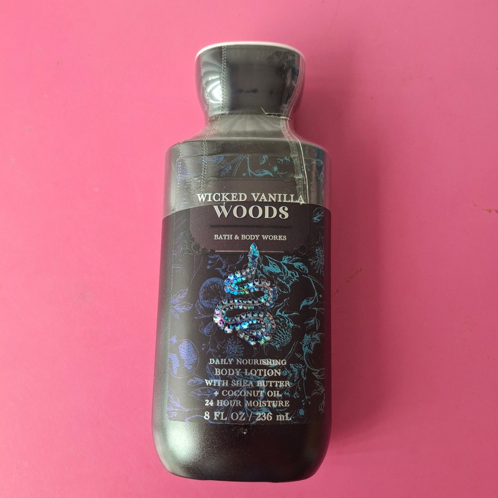 Bath & Body Works WICKED VANILLA WOODS Body Lotion 8 fl oz